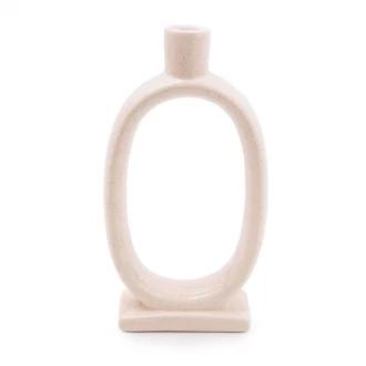 Candlelight  Ceramic Taper Candle Holder, 15.5cm 