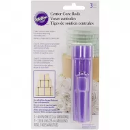 Wilton 3-Piece Center Core Cake Rods, Purple