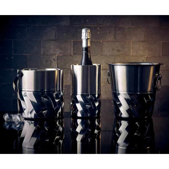Shop quality Neville GenWare Stainless Steel Swirl Wine Bucket 20 x 21cm (Dia x H) in Kenya from vituzote.com Shop in-store or online and get countrywide delivery!