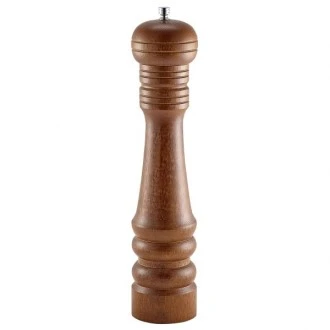 Neville Genware Heavy Wood Pepper Mill, 12 Inches Height