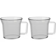 La Cafetière 'Matcha' Small Insulated Thermal Glass Espresso Cups / Tea Mugs, 70 ml (Set of 2)