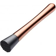 BarCraft Cocktail Muddler, Stainless Steel, Copper Finish, 20.5 cm