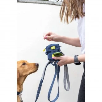 BUILT PET Duo Poop and Treat Bag, Blue