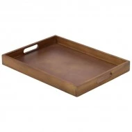 Neville Genware Acacia Wood Butlers Tray Neville Genware Acacia Wood Butlers Tray