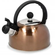 La Cafetière Stainless Steel Copper Effect Whistling Kettle,  1.3 Litres