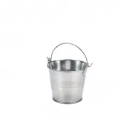 Neville Genware Galvanised Steel Serving Bucket, 8.5cm
