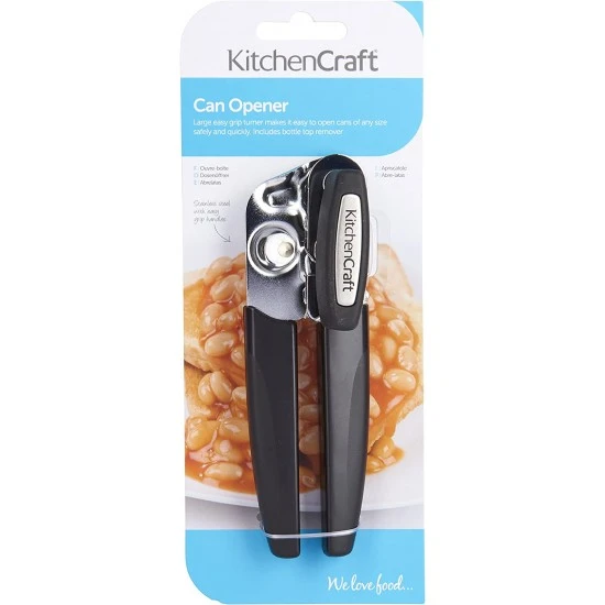 Kitchen Craft 2-in-1 Stainless Steel Can Opener / Bottle Top Remover 16.5 cm (6.5"), KCCO Shop quality Kitchen Craft 2-in-1 Stainless Steel Can Opener / Bottle Top Remover 16.5 cm (6.5") in Kenya from vituzote.com Shop in-store or online and get countrywide delivery!
