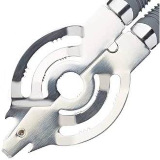 Kitchen Craft Professional 2-in-1 Bottle and Jar Lid Opener with Soft Grip Handles, 25 cm