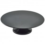 Neville Genware Black Melamine Cake Stand, 33cm diameter