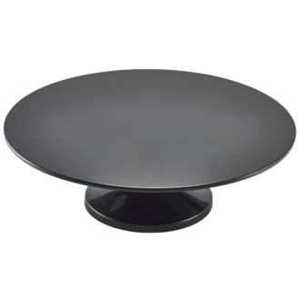 Neville Genware Black Melamine Cake Stand, 33cm diameter