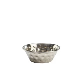 Neville GenWare Stainless Steel Hammered Ramekin, 43ml