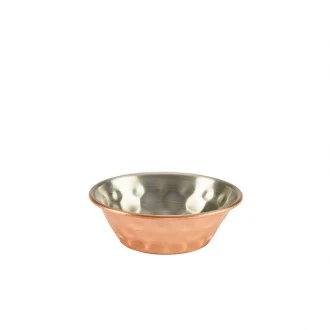 Neville GenWare Copper Plated Hammered Ramekin, 43ml