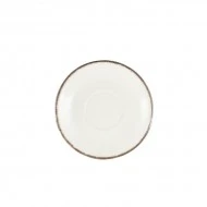 Neville Genware Terra Stoneware Sereno Grey Saucer, 15cm