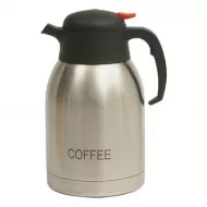 Neville Genware Coffee Inscribed Stainless Steel Vacuum Jug, 2 Litres
