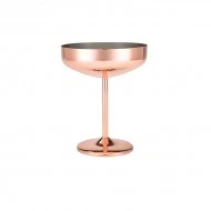 Neville GenWare Copper Plated Cocktail Coupe Glass 30cl/10.5oz / 300ml
