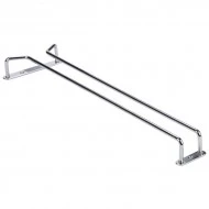 Neville Genware Chrome Glass Hangers 16 Inches