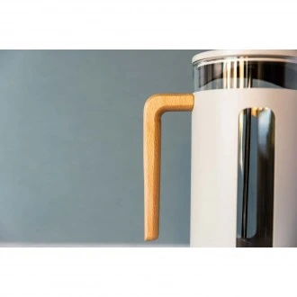 La Cafetière Pisa Latte Cafetiere, 8-Cup, Cream, 1 Litre