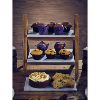 Neville Genware Grey Marble Platter, 32x26cm