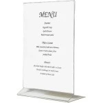Neville Genware Acrylic Menu Holder A4 Size
