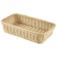Neville Genware Polywicker Display Basket 6.9" Dia X 2.8" Deep