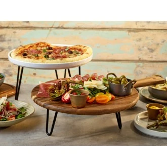 Neville GenWare Black Anti-Slip Hairpin Riser, 15cm 242 x 150 x 213mm (Dia x H x Dia)