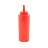 Neville Genware Squeeze Bottle Red 12oz/35cl / 350ml