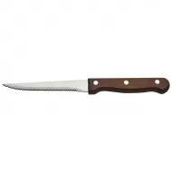 Neville Genware Steak Knife Dark Wood Handle Full Tang  21.5cm (L) ( Sold Per Piece)