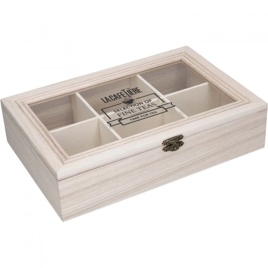 Shop quality La Cafetière 6 Compartment Wooden Tea Box in Kenya from vituzote.com Shop in-store or online and get countrywide delivery!