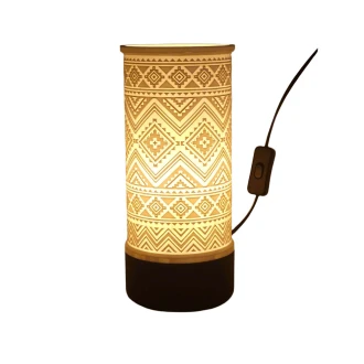  Ultra Red Tech Boho Radiance 3D Printed Table Lampshade - Made in Kenya