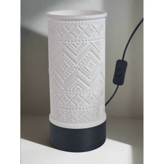  Ultra Red Tech Boho Radiance 3D Printed Table Lampshade - Made in Kenya