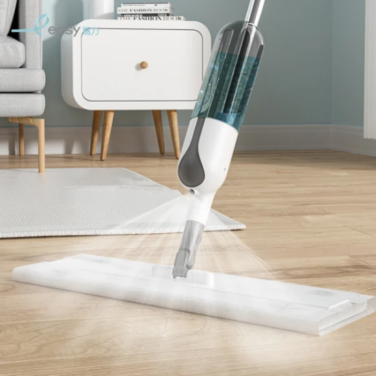 Eazy Spray Mop with refillable spray bottle & 360° swivel head, White