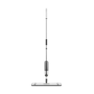 Eazy Housewares Spray Mop with refillable spray bottle & 360° swivel head, White