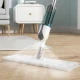 Eazy Housewares Spray Mop with refillable spray bottle & 360° swivel head, White