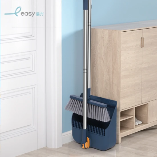 Easy Broom Set with matching broom & dustpan - Blue