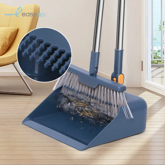 Easy Broom Set with matching broom & dustpan - Blue