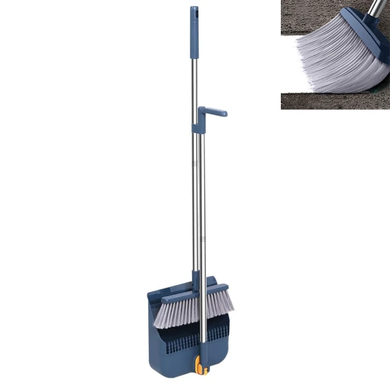 Easy Broom Set with matching broom & dustpan - Blue