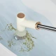 Easy Multi-function Electric & Rechargeable Cleaning Brush - 7 Interchangeable brush heads for versatile cleaning, Beige
