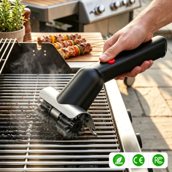Easy Electric Grill & BBQ Brush - Black