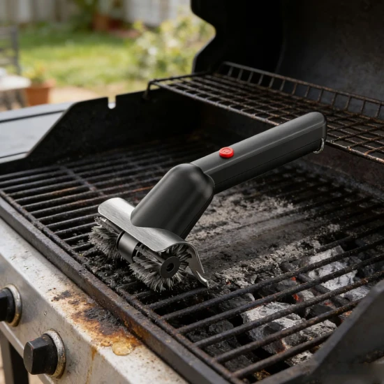 Easy Electric Grill & BBQ Brush - Black