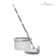 Easy Clean water spin mop with 360° rotating mop head - White