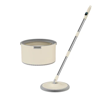 Easy Housewares Electric Clean Water Spin Mop - Beige