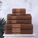 Shop quality Larissa 100 Cotton, Soft, Extremely Absorbent, 6 Piece Towel Set, Chocolate in Kenya from vituzote.com Shop in-store or online and get countrywide delivery!