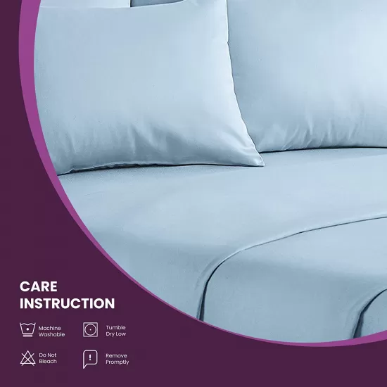 Superior Egyptian Cotton, 300 Thread Count; Deep-fitting pocket, Soft & Smooth 3-Piece Twin Sheet Set, Solid Light Blue, 190052092556 Shop quality Superior Egyptian Cotton, 300 Thread Count; Deep-fitting pocket, Soft & Smooth 3-Piece Twin Sheet Set, Solid Light Blue in Kenya from vituzote.com Shop in-store or online and get countrywide delivery!