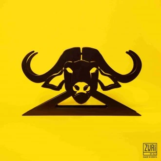 Zuri Buffalo Design Serviette Napkin Holder, Made in Kenya 