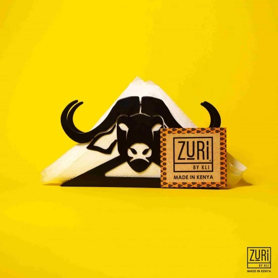 Zuri Buffalo Design Serviette Napkin Holder, Made in Kenya, SHHBUFB Shop quality Zuri Buffalo Design Serviette Napkin Holder, Made in Kenya in Kenya from vituzote.com Shop in-store or online and get countrywide delivery!