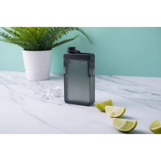 Chef'n Leak-Proof Discreet Flask, 190ml Black Durable Shatterproof Tritan™