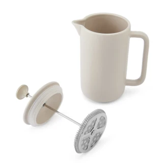 La Cafetière Arezzo 8 Cup Cafetière, Latte, 1L