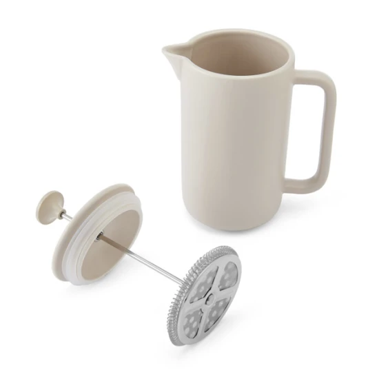 La Cafetière Arezzo 8 Cup Cafetière, Latte, 1L