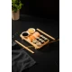 World of Flavours 5pc Sushi Serving Set for Two, Including Plate, Bowls and Chopsticks