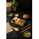 World of Flavours 5pc Sushi Serving Set for Two, Including Plate, Bowls and Chopsticks